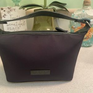 Beautiful Coach New York small clutch black velour and lightweight excellent